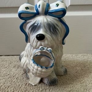 Old English Sheepdog 9” Ceramic Figurine